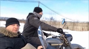 Дрифт на мотоцикле Урал Ural motorcycle drift