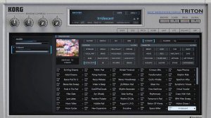 KORG TRITON VST TEST Pads