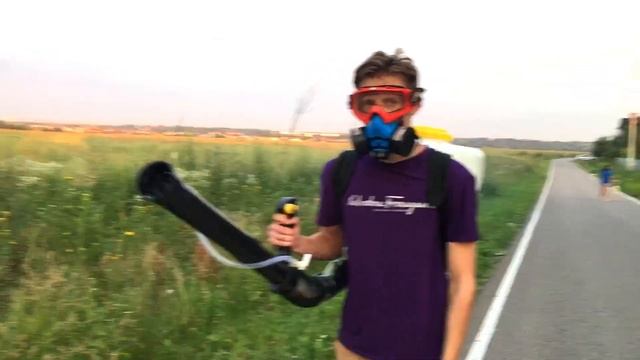 Как и чем обработать поле от сорняков? @epicpasha смотреть онлайн