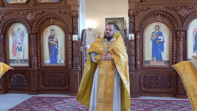 Иерей Павел Курганов. Проповедь в Рождество Иоанна Крестителя