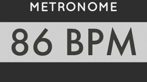 METRONOME 86 BPM