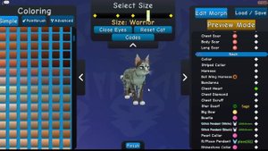 Идея для скина || Часть 2 || Коты Воители || WCUE || Roblox  || КВ