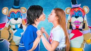 ПЕРВЫЙ ПОЦЕЛУЙ КСЮШИ с ГРЕГОРИ ФНАФ 9! Фредди АНИМАТРОНИК СТАЛ ДЕВУШКОЙ! Смешные моменты!
