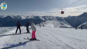 Горнолыжный курорт Архыз. февраль 2023.