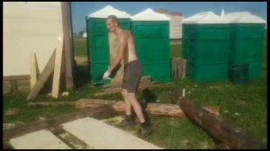 Указатель из бревна