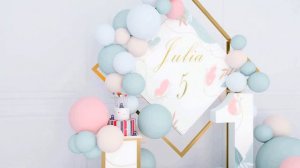 Фотозона на день рождения девочки