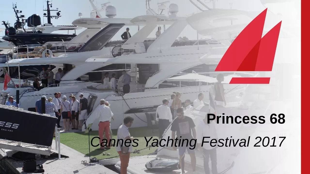 Обзор Princess 68 | Cannes Yachting Festival 2017