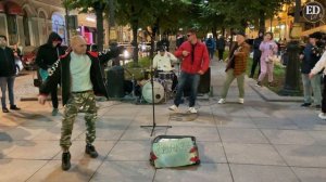 Хит «До скорой встречи» группы «Звери» в исполнении уличных музыкантов Visconti