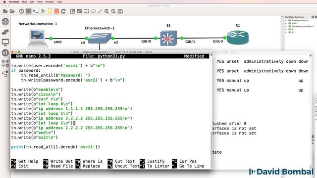 Python 3 Network Automation for Network Engineers: Telnet script Part 2. Are you ready to automate?