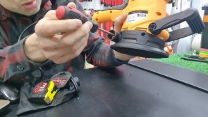 Распаковка и обзор эксцентриковая шлифмашина Вихрь ЭШМ-125Э