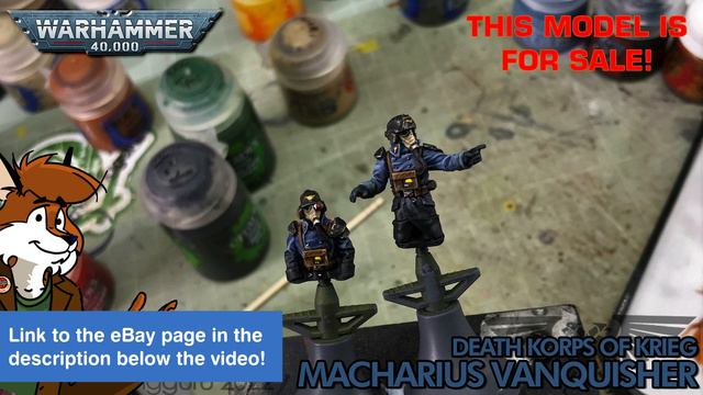 FOR SALE: Forgeworld Death Korps Macharius Vanquisher PRO-PAINTED