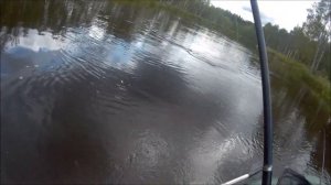 река Святрека Карелия Рыбалка  2019 Трофейный лещ на мормышку