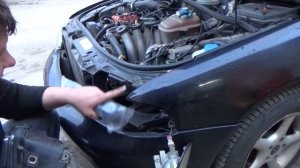 Замена стекла в фаре на SUN Ауди а4 б5