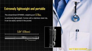 NITECORE MT06MD 180 Lumen Nichia 219B LED Medical Penlight - MT06 Upgrade
