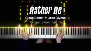 Clean Bandit - Rather Be (ft. Jess Glynne) - Piano Cover by Pianella Piano (PIANO BEAT)