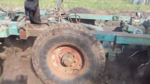 Дисковый плуг МТЗ 80.