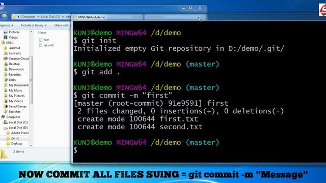 #7 HOW TO TRACK ALL FILES IN GIT MOVE TO STAGING AREA