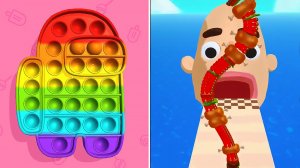 Мобильные игры Sandwich Runner и Pop US  - прохождение, геймплей и новые уровни для Android и iOS