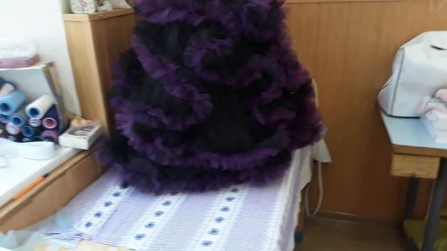 Юбка облако из фатина, двухцветная. смотрим Видео обзор. смотреть онлайн