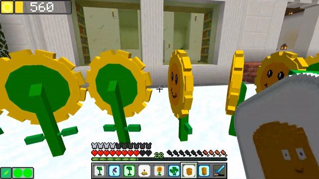 ? Майнкрафт но РАСТЕНИЯ против ЗОМБИ ЙЕТИ! (Зимний Раунд) смотреть онлайн