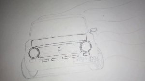 КАК НАРИСОВАТЬ МАШИНУ ВАЗ 2101