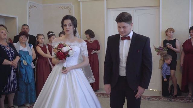 Видеосъемка свадьбы в загсе в Домодедово в 4к