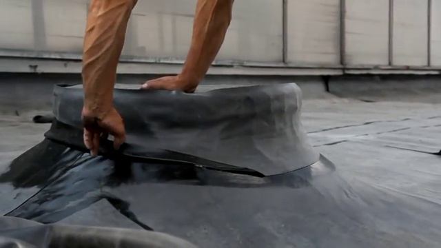 Обработка труб мембраной ЭПДМ/ТЭПК смотреть онлайн