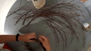 ОСНОВА ДЛЯ ВЕНКА ИЗ БЕРЕЗОВЫХ ВЕТОК своими руками. Основа для новогоднего венка/ wreath of twigs