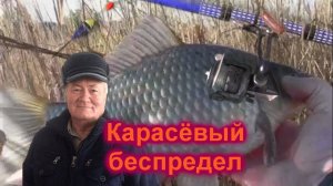 Карасёвый беспредел.  Взвешивание карасей. ЛОВЛЮ КРУПНЫХ КАРАСЕЙ ! *Перезалив*