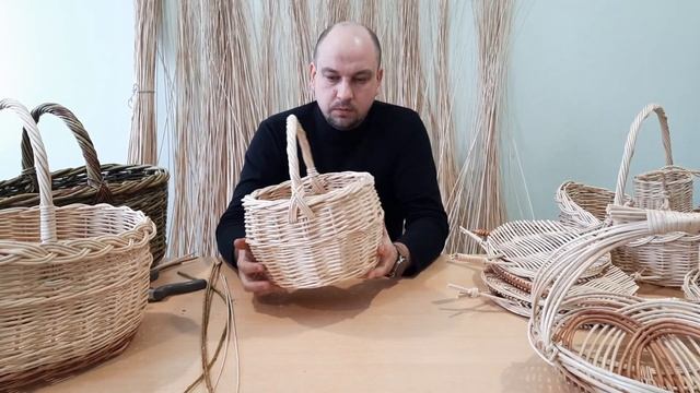 Плетение корзин из натуральной ивовой лозы ?