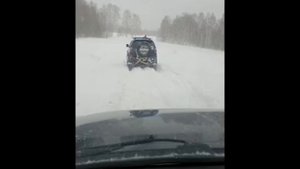 Оффроад-маршрут по тяжелому снегу на внедорожниках MITSUBISHI PAJERO SPORT!