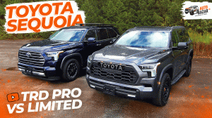 2023 Toyota Sequoia TRD Pro: обзор и сравнение с Toyota Sequoia Limited + TRD Off-Road пакет