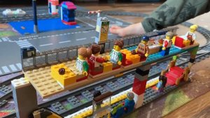 Lego Train Station / Железнодорожная станция Lego
