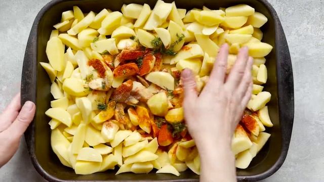 САМЫЙ ВКУСНЫЙ КАРТОФЕЛЬ ПО-ДЕРЕВЕНСКИ | ТАКОГО ЕЩЕ НЕ ПРОБОВАЛИ