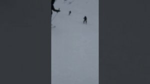 Катание на лыжах.Терскол