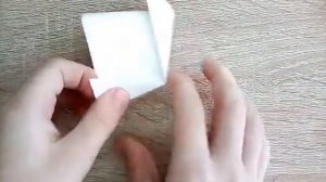 Самый простой цветок оригами в мире!