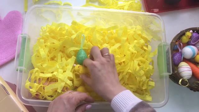 EASTER SENSORY BOX Сенсорная коробочка к Пасхе
