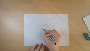 как нарисовать Ежика из смешариков