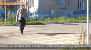 В Петропавловске установили светофор с кнопокой вызова для пешеходов
