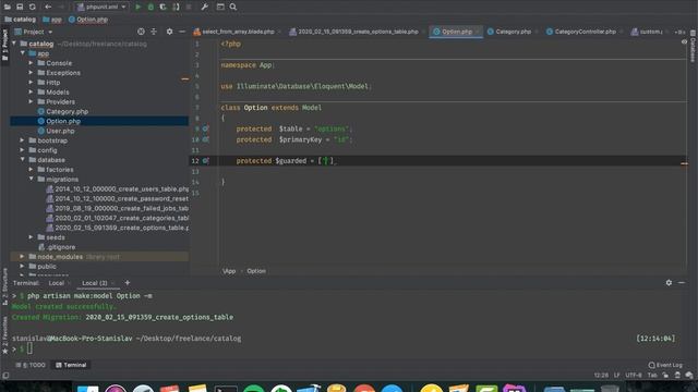 Laravel Backpack #4 (Добавление опций) смотреть онлайн