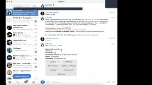 Установка бота в Телеграм
