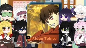 Hashira react to Muichiro Tokito -No part 2 -Demon Slayer -gacha club-My au-creative:Mugu Tokito(me