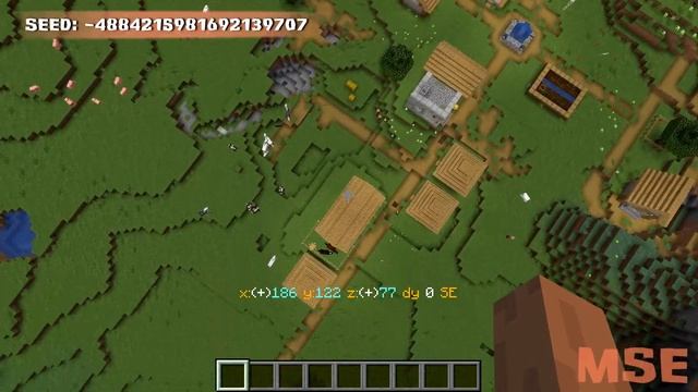 9 DIAMONDS! AT SPAWN! VILLAGE WITH BLACKSMITH! OP LOOT! | MINECRAFT 1.17.1 SEED смотреть онлайн