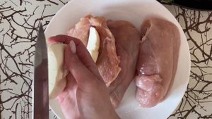 Куриная грудка с беконом и сыром