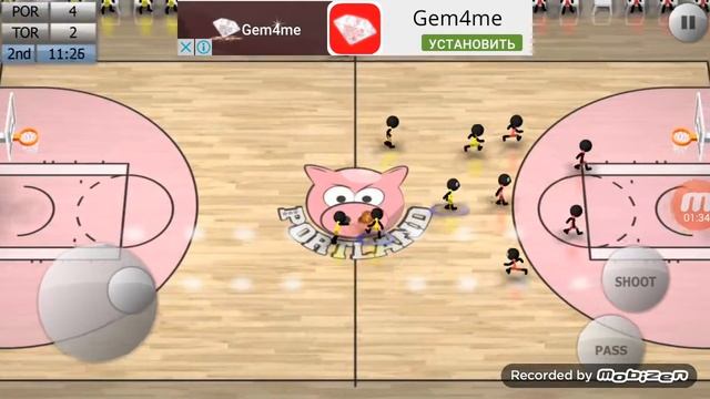 Новая игра стикмен баскетбол смотреть онлайн