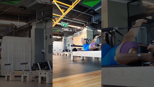 PILATES REFORMER TIME ⏳| ПИЛАТЕС РЕФОРМЕР 🔥 | פילאטיס מכשירים #shorts #video #workout #pilates #fun