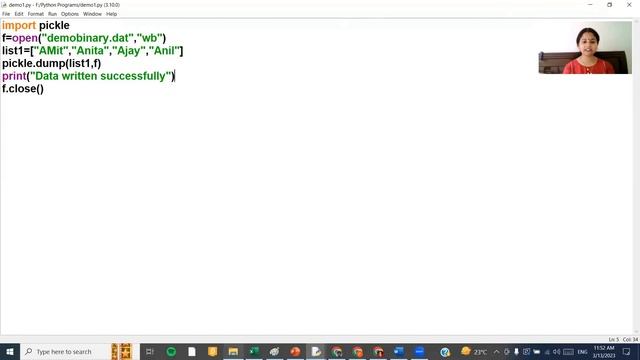 Binary File in Python | Pickle Module | load & dump function | cbse class 12 | file handling