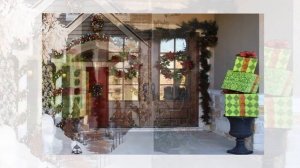 Новогодний декор | украшение входной двери