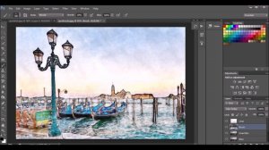 Hοw To Create a Watercolor painting  Effect in Photoshop-Photoshop Video Tutorial