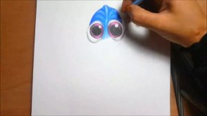 Dory Drawing From Finding Dory Movie